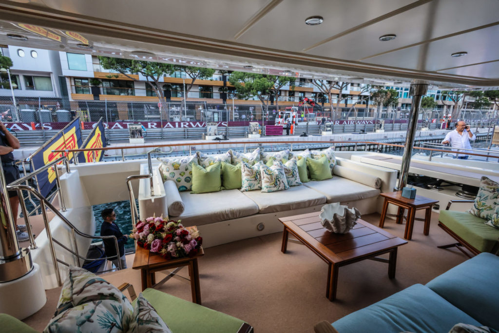 Monaco GP expereince on yacht